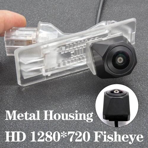 HD 1280*720 Fisheye Metal Housing Car Rear View Camera For Renault Scenic 2/3 Duster Megane 3 Laguna 2/3 Espace 4 Twingo 2/3