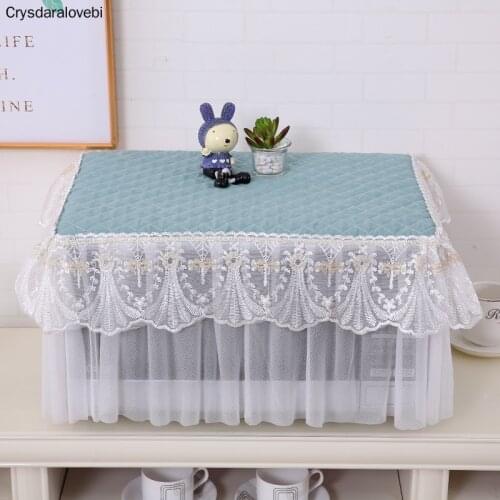Lace Dust Cover For Microwave Oven Oil-proof Cover Dust Protection Cover Pastoral Style Cover Kitchen Accessories Supplies