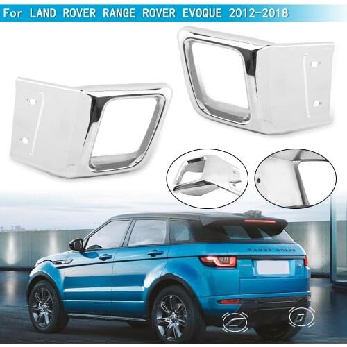 Pair of Rear Bumper Exhaust Tube Trim For Range Rover Evoque Dynamic 2012-2018 LH RH OEM LR027871 LR027872