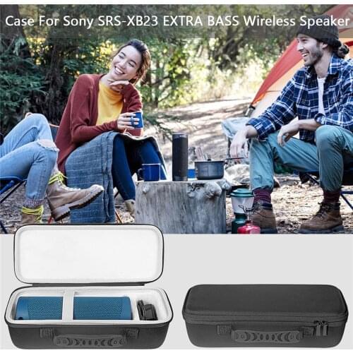 Portable Protective Case EVA Hard Storage Bag Shockproof for Sony SRS-XB23 Wireless Speaker Accessories