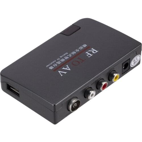 RF To AV Converter Channel Selector Channel Extender Cable TV To Projection TV Video Port Supports Full Standard