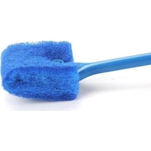 Aquarium Tank Cleaner Supplies Fish Algae Double-sided Brush Long Handle Sponge Cleaning Aquarium Accessories