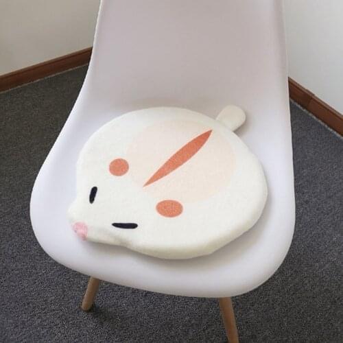 38cm Kawaii Japanese Hamster Plush Cushion Soft Cartoon Animal Hamster Stuffed Pillow Chair Cushion Toy Home Decoration Kid Gift