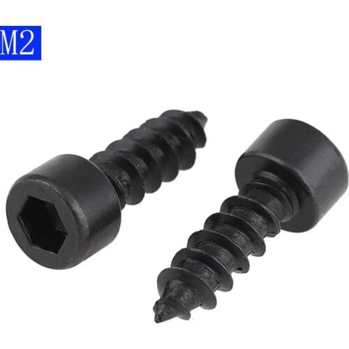 M2 (2mm) Socket Head Cap Screw Self Tapping Screws High Tensile 8 Black Oxide NEW