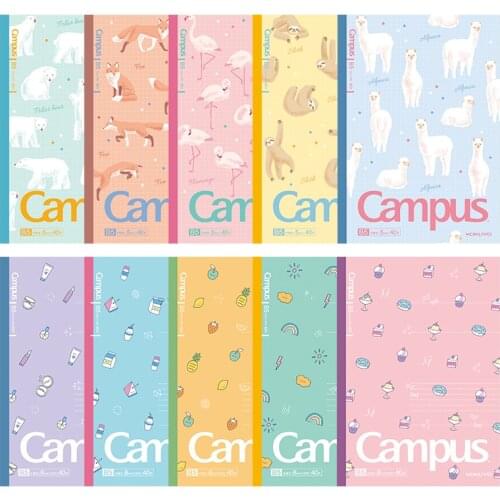 Japan KOKUYO Campus Notebook WCN-CNB3419 8mm Dotted Line 5mm Square Multiple Cover Styles