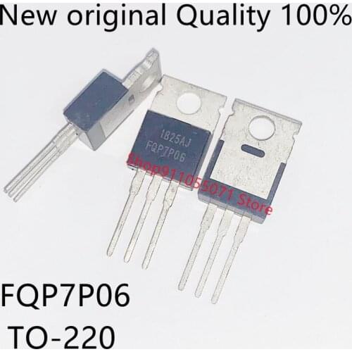 10PCS/LOT FQP7P06 TO-220 -60V -7A New spot hot sale