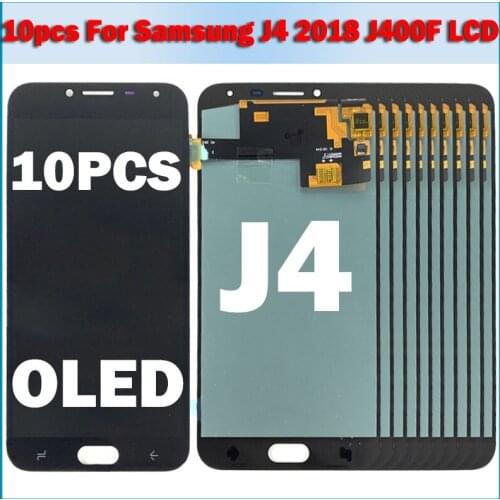 10 Piece/lot OLED LCD For Samsung J400 LCD Display Touch Screen Digitizer For Samsung Galaxy J4 J400 J400F J400G Assembly