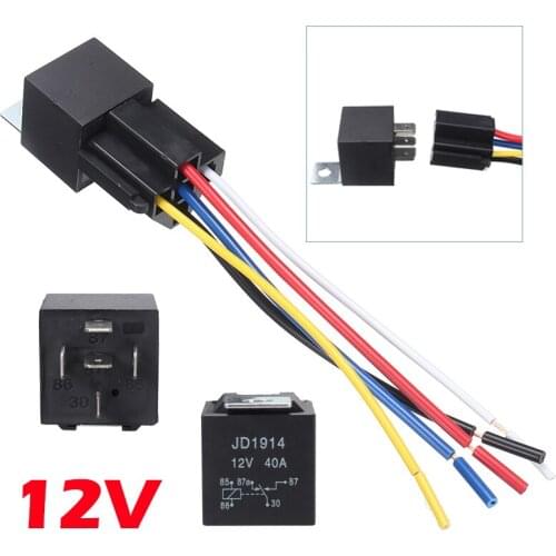 DC 12V Automotive Changeover Relay 40A SPDT Switching Relay for Control Kinds of Car Circuit Replacement Electrical Relay Switch