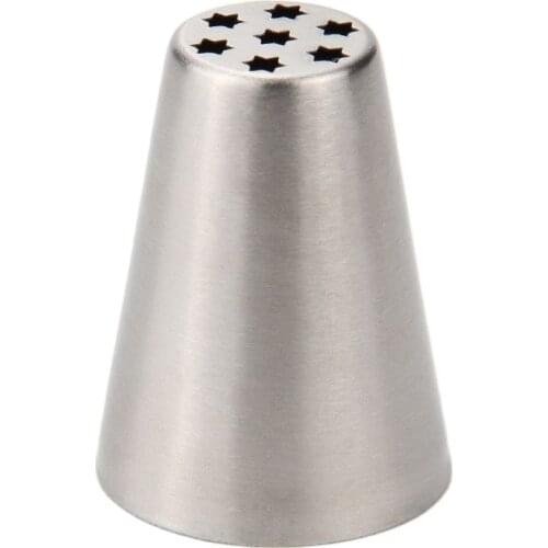 30pcs/lot)Free Shipping FDA High Quality Stainless Steel Cake Decorating Russian Flower Nozzle #NO7B