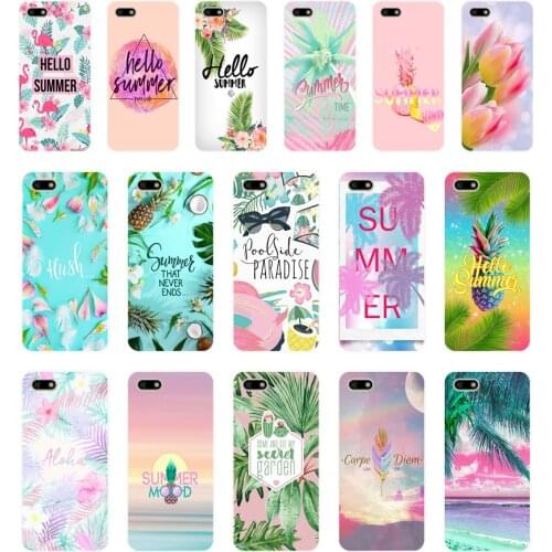 311FG Cool in summer Soft Silicone Tpu Cover Case for huawei Honor 7c 7x 7a pro 7x P20 Nova 2i 3i