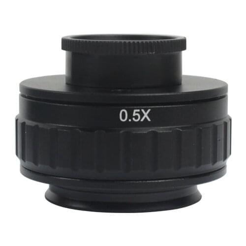 C Mount Adapters Lens 0.35X 0.5X 1X CTV For Trinocular Stereo Microscope 25mm Interface Microscopio Camera