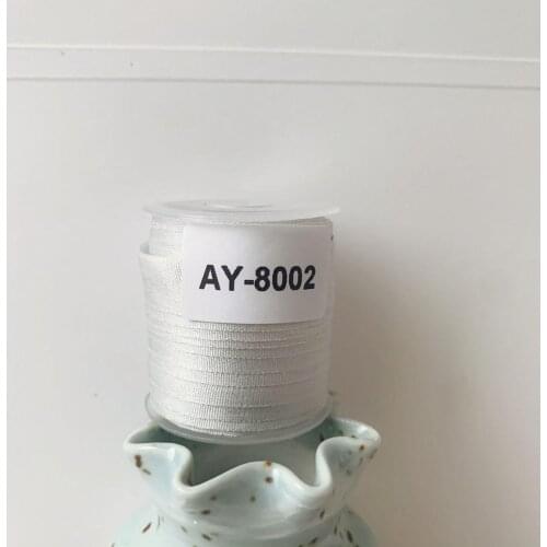 AY-8002 A Roll Wholesale 2mm-36mm 100% Pure Silk Embroidery Ribbons Handcraft Supply Double Faced Thin Taffeta Silk Ribbon