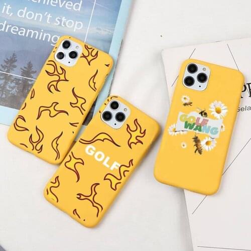 Golf Tyler the creator igor album Phone Case for iPhone 12 mini 11 Pro Max X XR XS 8 7 6s Plus Candy yellow Silicone Cases