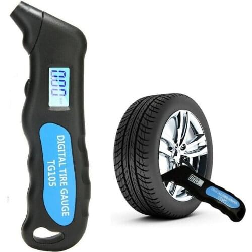 Digital Car Tire Tyre Air Pressure Gauge Meter LCD Display Manometer Barometers Tester for Car Truck Motorcycle Bike