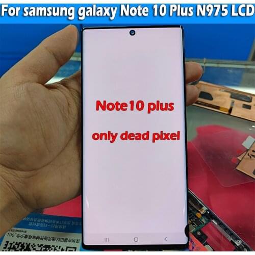 Only Dead pixel Defect For Samsung Galaxy Note10+ LCD N975 N975F note 10 plus LCD Display Touch Screen Digitizer defect