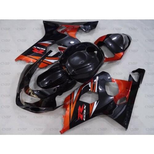 For Suzuki GSXR600 2004 - 2005 K4 Fairings GSX-R750 05 Full Body Kits for Suzuki GSXR600 05 Black Orange Red Fairing Kits