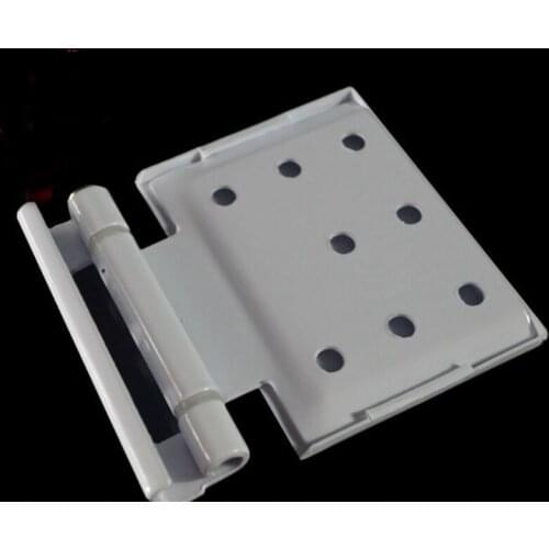 Door Hinges Plastic Steel Flat Open Door and Window Hinge 6pcs