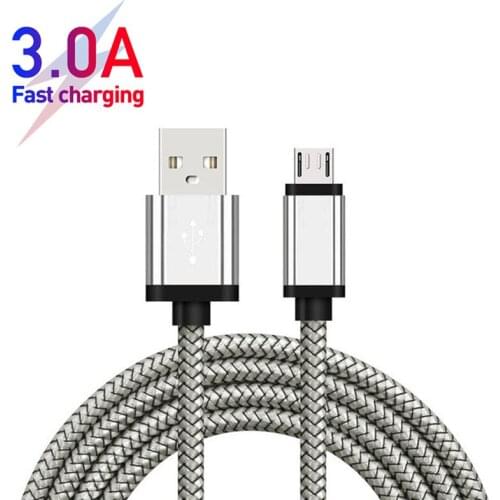 1/2 Meters Micro USB Cable Fast Charging For Redmi 9A 9C 4X Note 4 5 Mobile Phone Data Cable For Samsung S6 S7 Edge A10 A7 2018