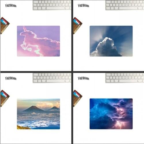 Mairuige Beautiful Cloud Small Size Exquisite Mouse Pad Rubber Non-slip Office Cute Table Mat