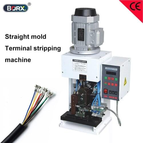 Multi core wires peeling and crimping machine straight mold crimp equipment shielded wire direct connector clamp machines