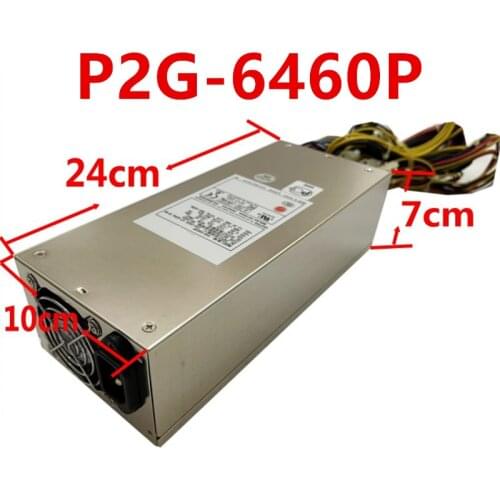 New PSU For Zippy Emacs 2U 460W Power Supply P2G-6460P