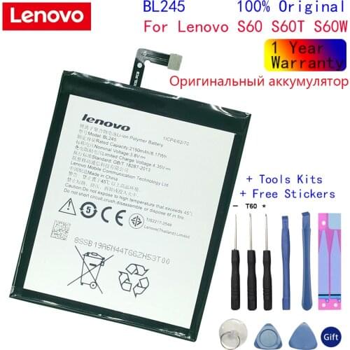 Original Lenovo S60 Battery 100% New High Quality 2150mAh Battery Replacement Backup Battery For Lenovo S60 S60W S60t BL245