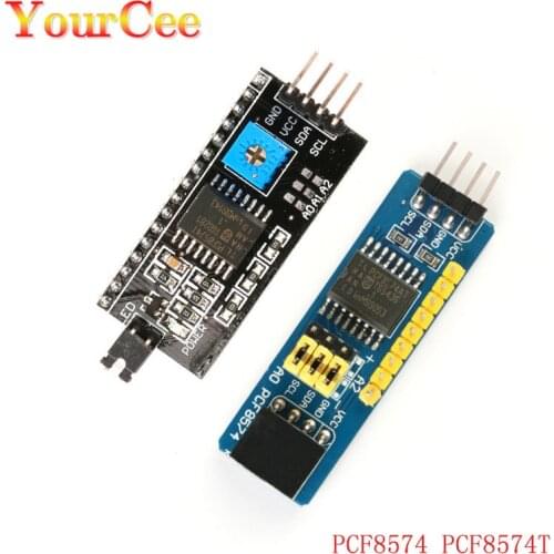 PCF8574 PCF8574T I/O I2C IIC Port Interface Extended Module LCD 1602 2004 LCD Adapter Plate for Arduino