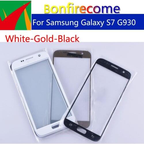 10pcs\lot Touchscreen For Samsung Galaxy S7 G930 G930F G930A SM-G930L Touch Screen Front Panel Glass Lens LCD Outer Glass 5.1"