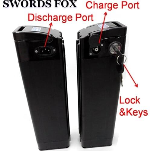 SWORDS FOX Free Shipping 24V 24Ah E-bike Lithium ion Battery for 18650 Cell 7S8P Electric bike battery 24V Built in 30A BMS