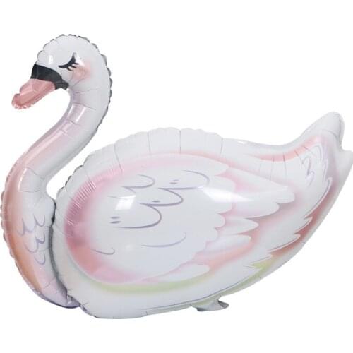 White Swan Balloon Wedding Cartoon White Goose Hotel Shopping Mall Wedding Holiday Party Decoration Foil Balloons