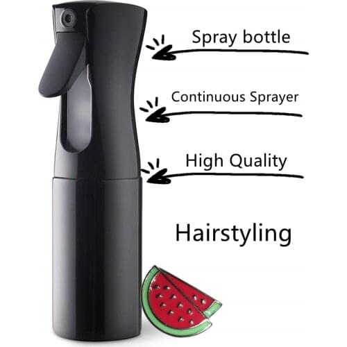 High Quality Continuous Sprayer Hair Water Ultra Fine Mister Spray Bottle Propellant Free for Hairstyling, Misting,Salon