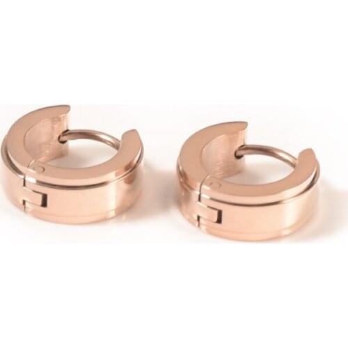 Wollet Jewelry Magnetic 316L Stainless Steel Stud Earring For Women Rose Gold Classic Romantic Cute Gift for Girlfriend Lady