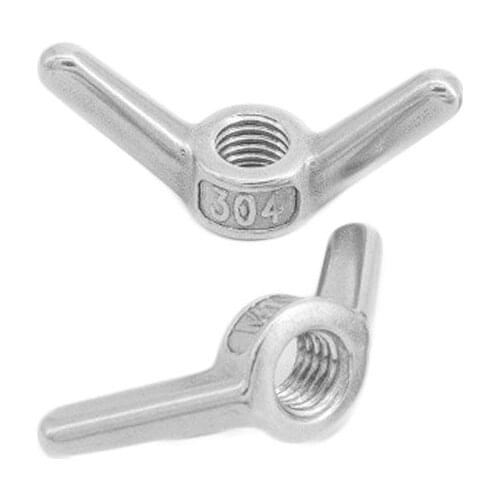 1PCS A2 Stainless Steel Ears Nut M6 M8 M10 M12 - M24 Handle Hand Nuts Fastener