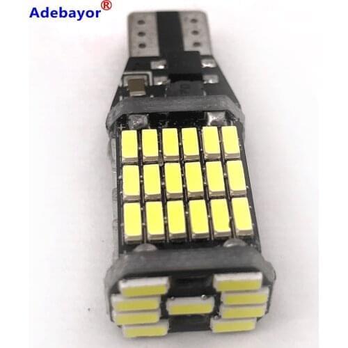 1000PCS T15 W16W LED 921 912 Super Bright 45 SMD 4014 LED Canbus No ERROR Car Backup Stop Reserve Light Brake Lamp White