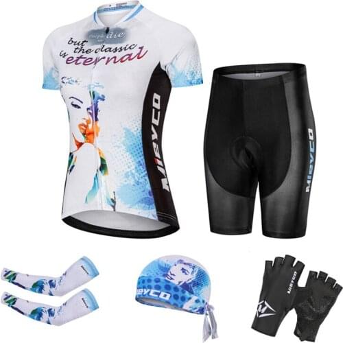 2020 Racing Bike Clothing Kits MTB Lady Pro Team Cycling Jerseys Set Women Short Bicycle Clothes Girl Cycle Sportswear Equipment