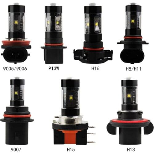 Auto Lighting Accessories P13 h7 h15 h11 LED Fog Light Bulb Easy Plug And Play 6000k Lamp For Car Motorcycle Motorbikes