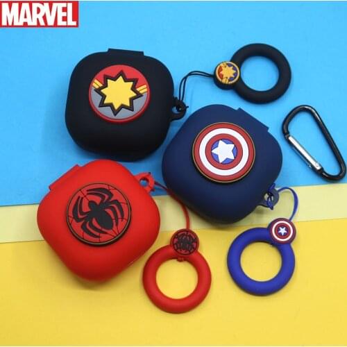 Marvel Earphone Case For Samsung Galaxy Buds Live/Buds Pro Silicone Wireless Bluetooth Earphone Case Shell Box