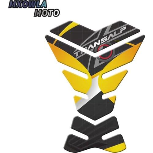 Motorcycle For Honda TRANSALP Tank Pad Decorative Protector High Quality 3D Resin Sticker Pad Filler Reflective Tankpad