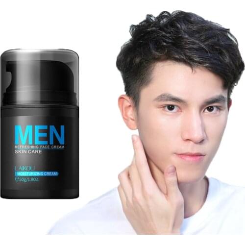 Men Hyaluronic Acid Face Cream Oil-control Men Lift Anti-Wrinkle Firming Shrink Pores Acne Day Cream Moisturizing Whitening