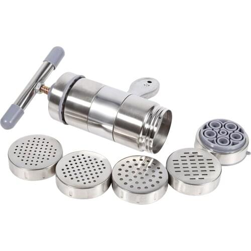 1PC Manual Stainless Steel Noodle Maker Press Pasta Machine Crank Cutter Fruits Juicer Cookware Making Spaghetti Kitchen Tools