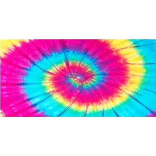 Cool Pink Blue Rainbow Spiral Tie Dye Microfiber Beach Travel Towels Funny Retro 60s Kitchen Tea Towel Bathroom Home Decor Gifts