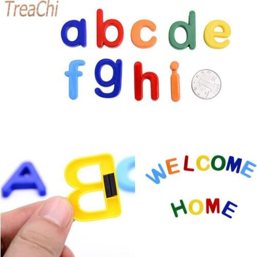 Magnetic Paste DIY English Alphabet Number Magnetic Pattern Blocks Kids Early Education Home Decor Children Toys 26pcs/Lot