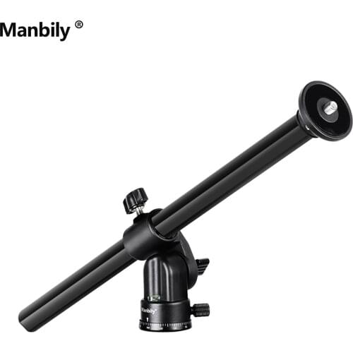 Manbily ZW-02 Rotatable Tripod Extension Tripod Boom Arm Multi-Angle Center Column with Locking System 10KG Load Capacity