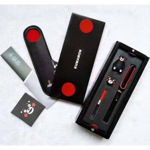 Wakaka Kumamon Pen Set Hunter Limited Edition Fountain Pen customized wooden gift box