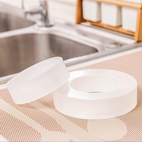 Wall Corner Line Sticker Ceramic Sticker PVC Waterproof Moisture Mildew Kitchen Bathroom Tape Accessories Transparent Stickers