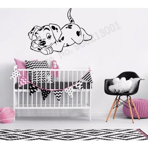 Pet Animal Wall Sticker Beauty Fashion Wall Decoration Cute puppy Nursery Kidsroom Poster Mural Decals Ornament LY1071
