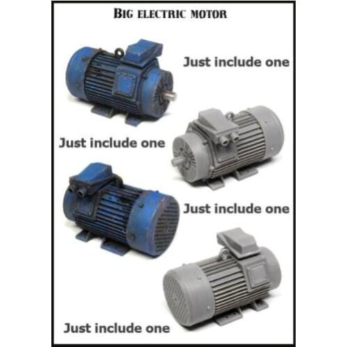 New Unassembled 1/35 big electric motor Accessories Resin Kit DIY Toys Unpainted resin model