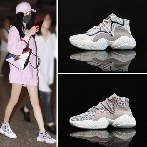 2021 Autumn New Womens Shoes Ins Trendy Korean Version Single Shoe Mesh Thick Bottom Versatile Casual Shoes