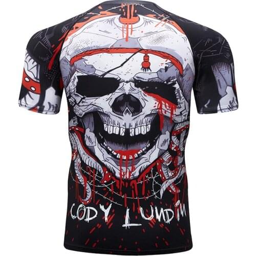 New Design Hot Sale Short sleeve Rashguard Custom High Quality 3D Printed Shirt