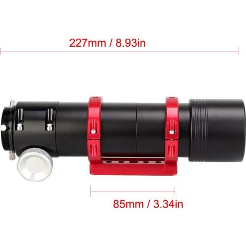 New 50mm f/4 Fully Metal Guide Scope Refractor Telescope Optical Tube for ZWO Auto Guiding Cameras LD2048A